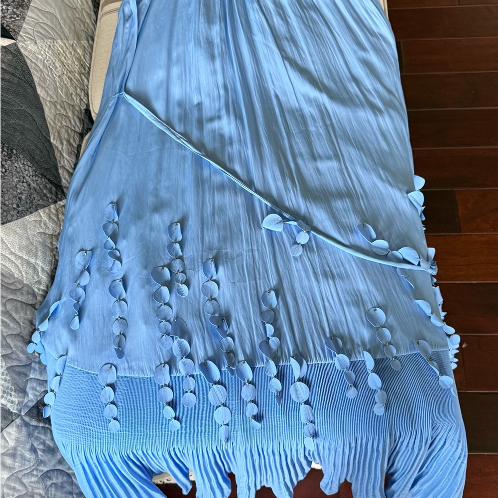 Ramy Brook Light Blue Midi Dress